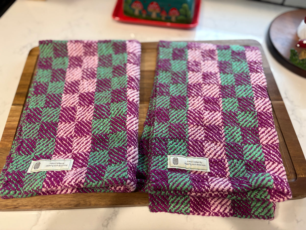 Bubblegum Organic USA Cotton Kitchen Handtowel