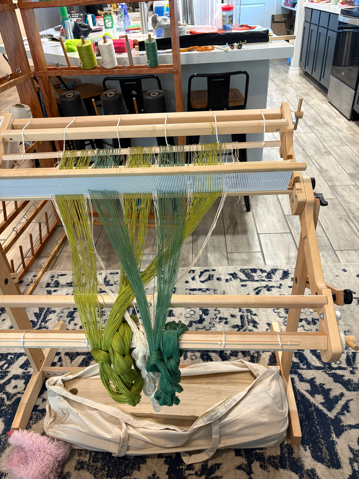 Lime and Sage Green Dish Towels