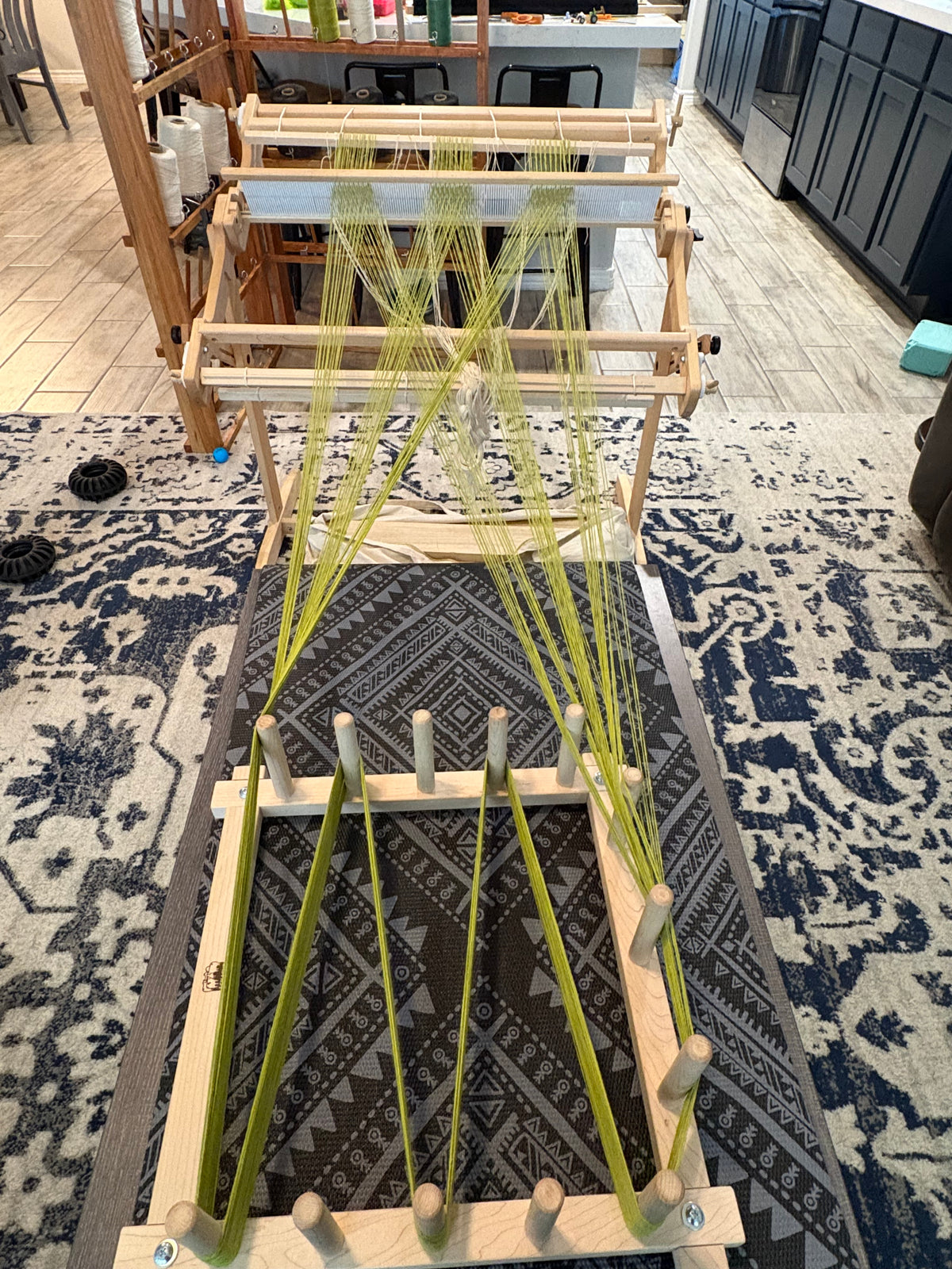 Lime and Sage Green Dish Towels