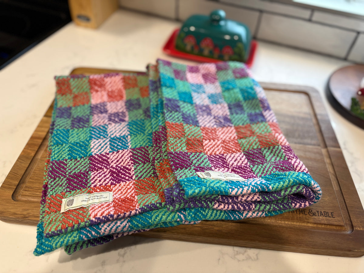 Bubblegum Organic USA Cotton Kitchen Handtowel