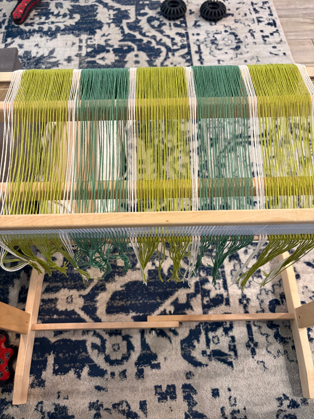 Lime and Sage Green Dish Towels