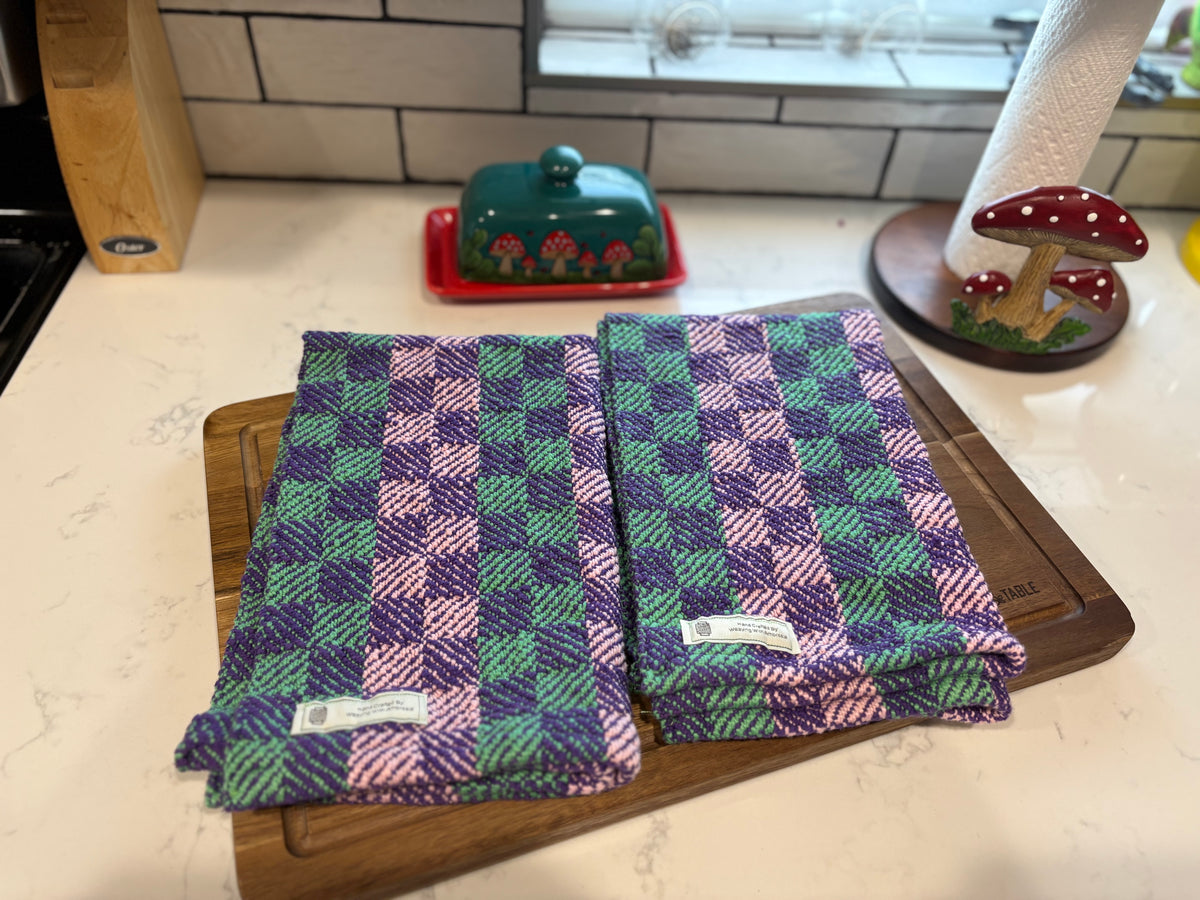 Bubblegum Organic USA Cotton Kitchen Handtowel