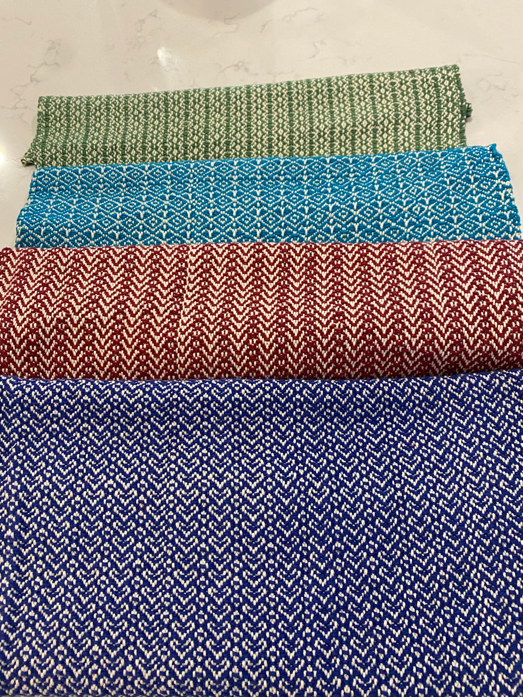 8 Shaft Pattern 4 in 1 Warp Twill Tea Towels/Hand Towels