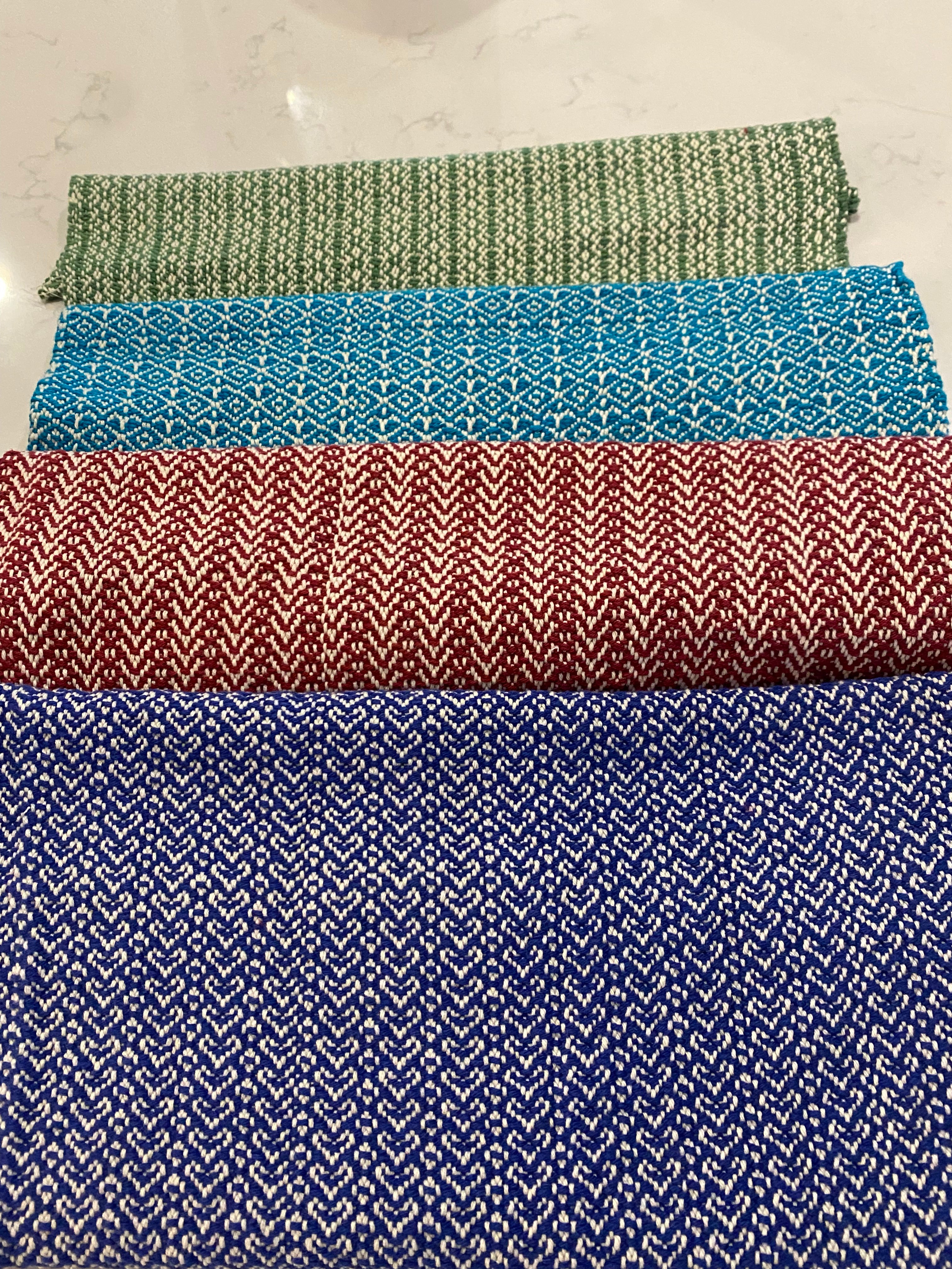 8 Shaft Pattern 4 in 1 Warp Twill Tea Towels/Hand Towels