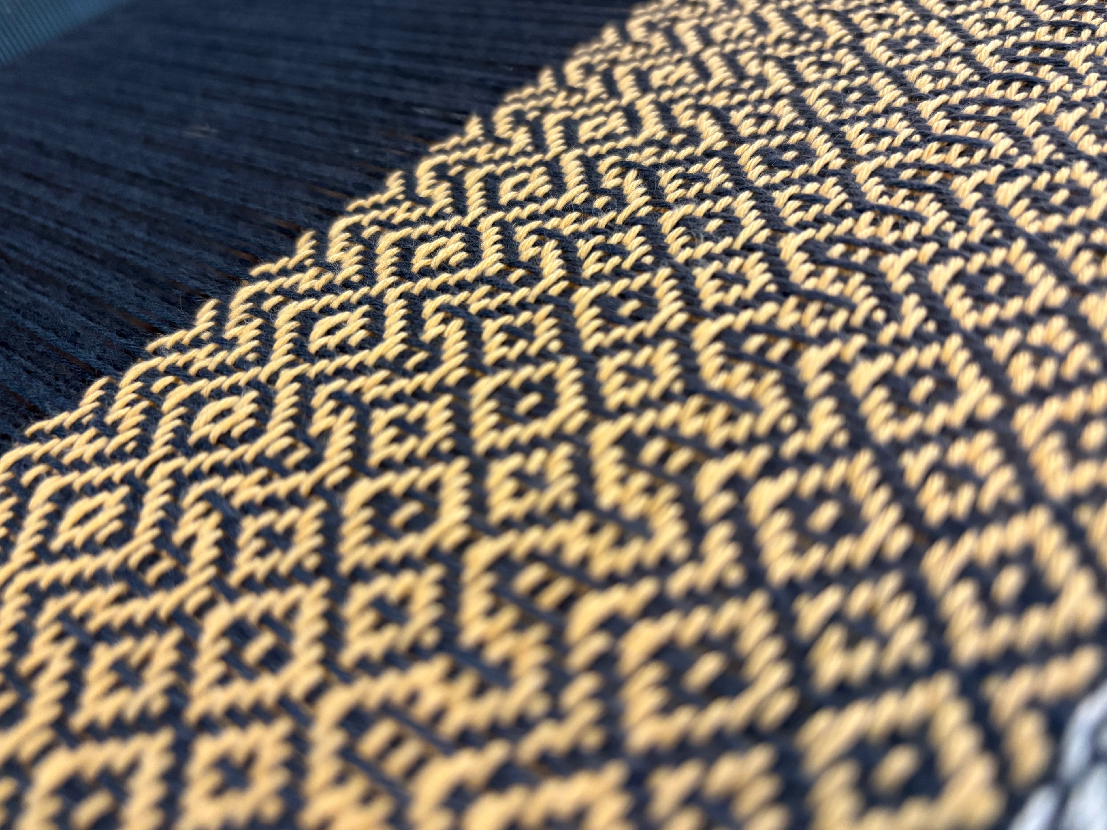 4 shaft Broken Twill 3 Designs in 1 Warp Tea Towel/ Hand Towel Pattern