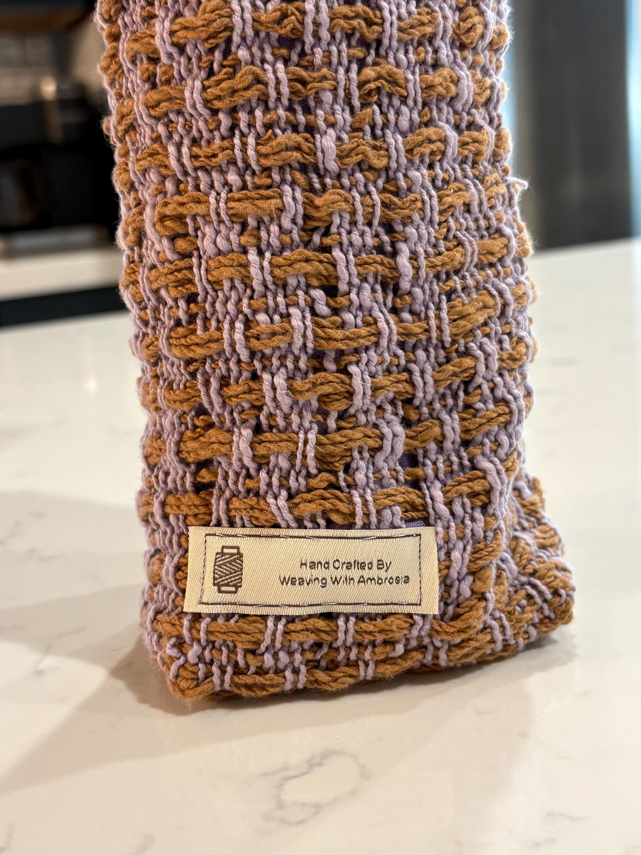 Bottle Bag Drawstring Rustic Farmhouse