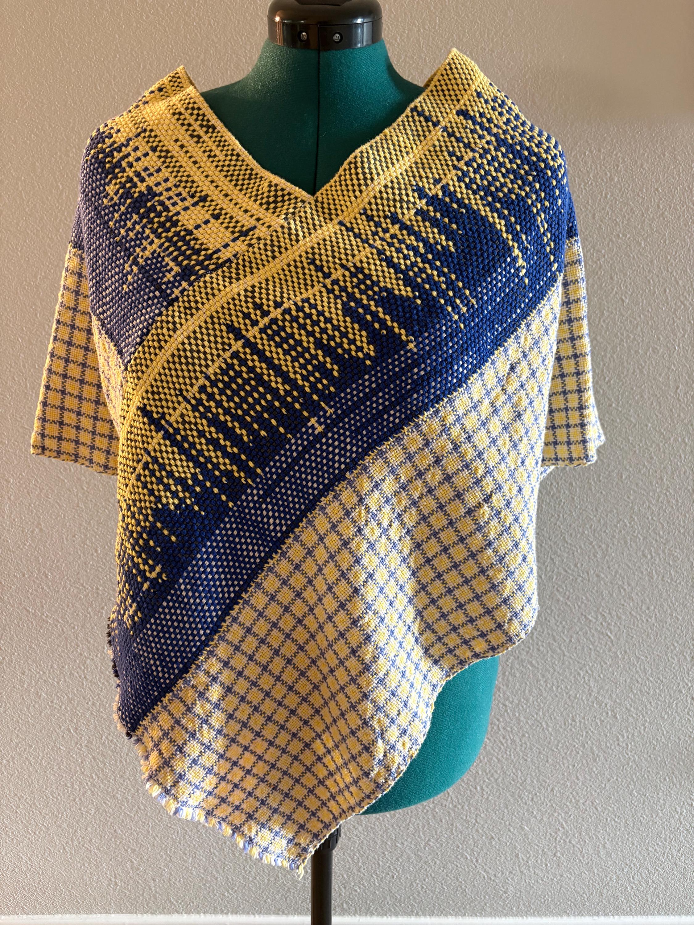 Spring Poncho Handwoven