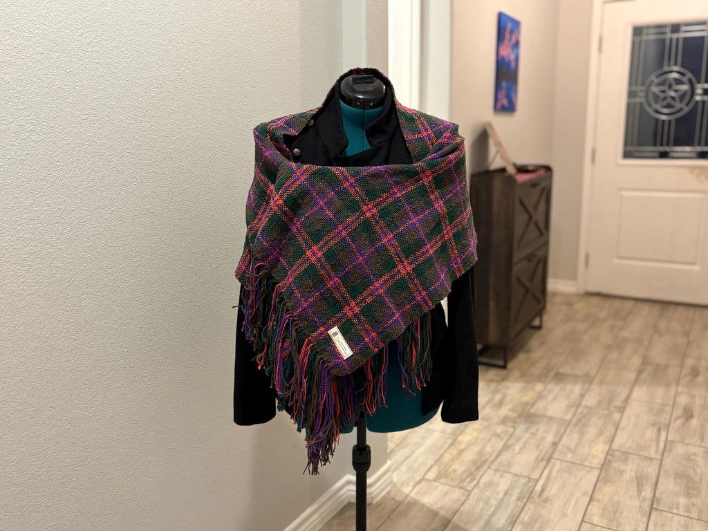 Wrap Scarf Plaid Fall Halloween