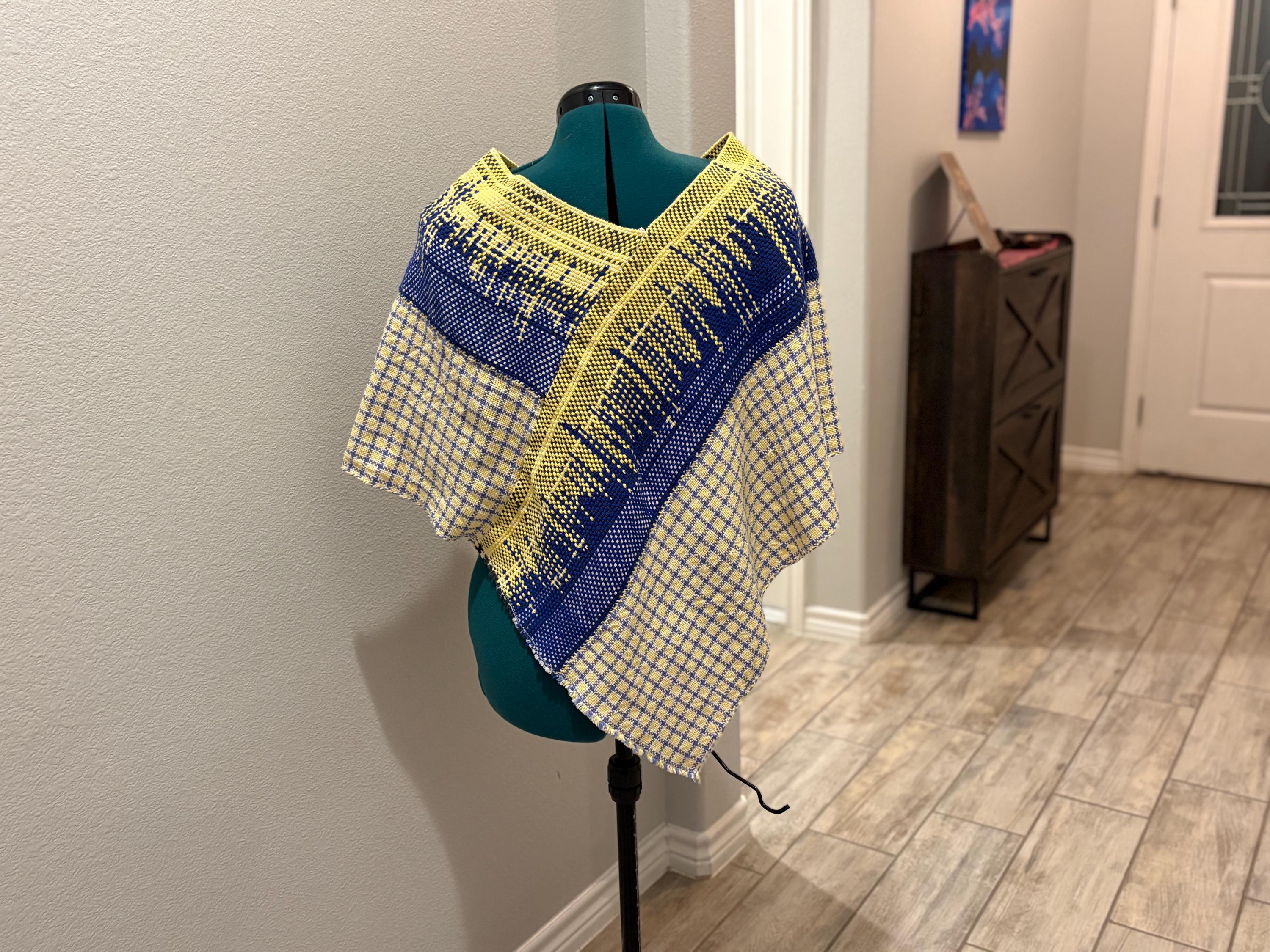 Spring Poncho Handwoven
