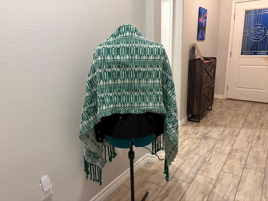 Wool Shawl Winter Forest.