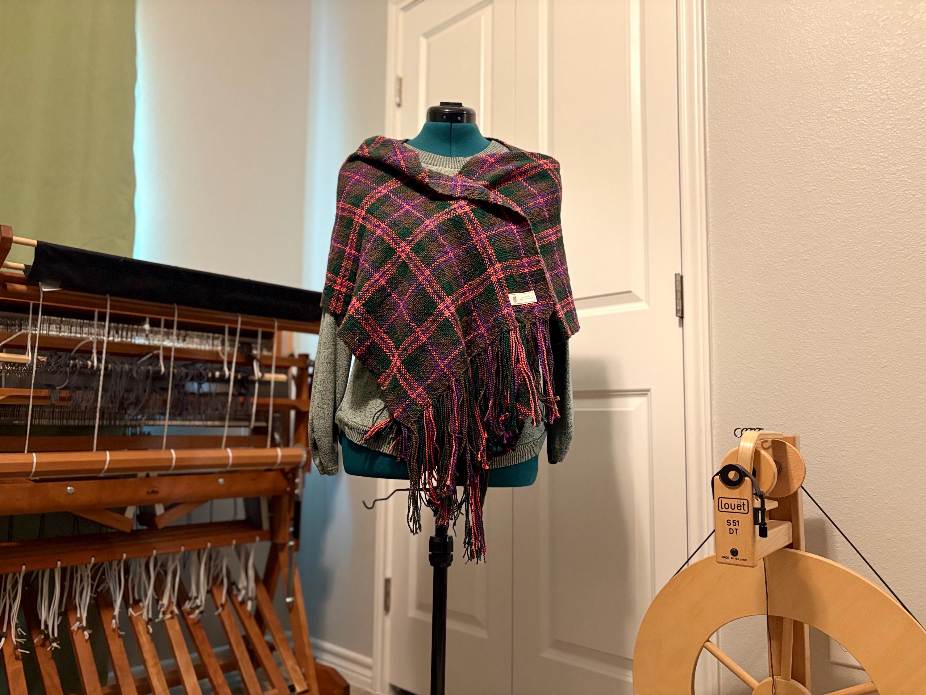Wrap Scarf Plaid Fall Halloween