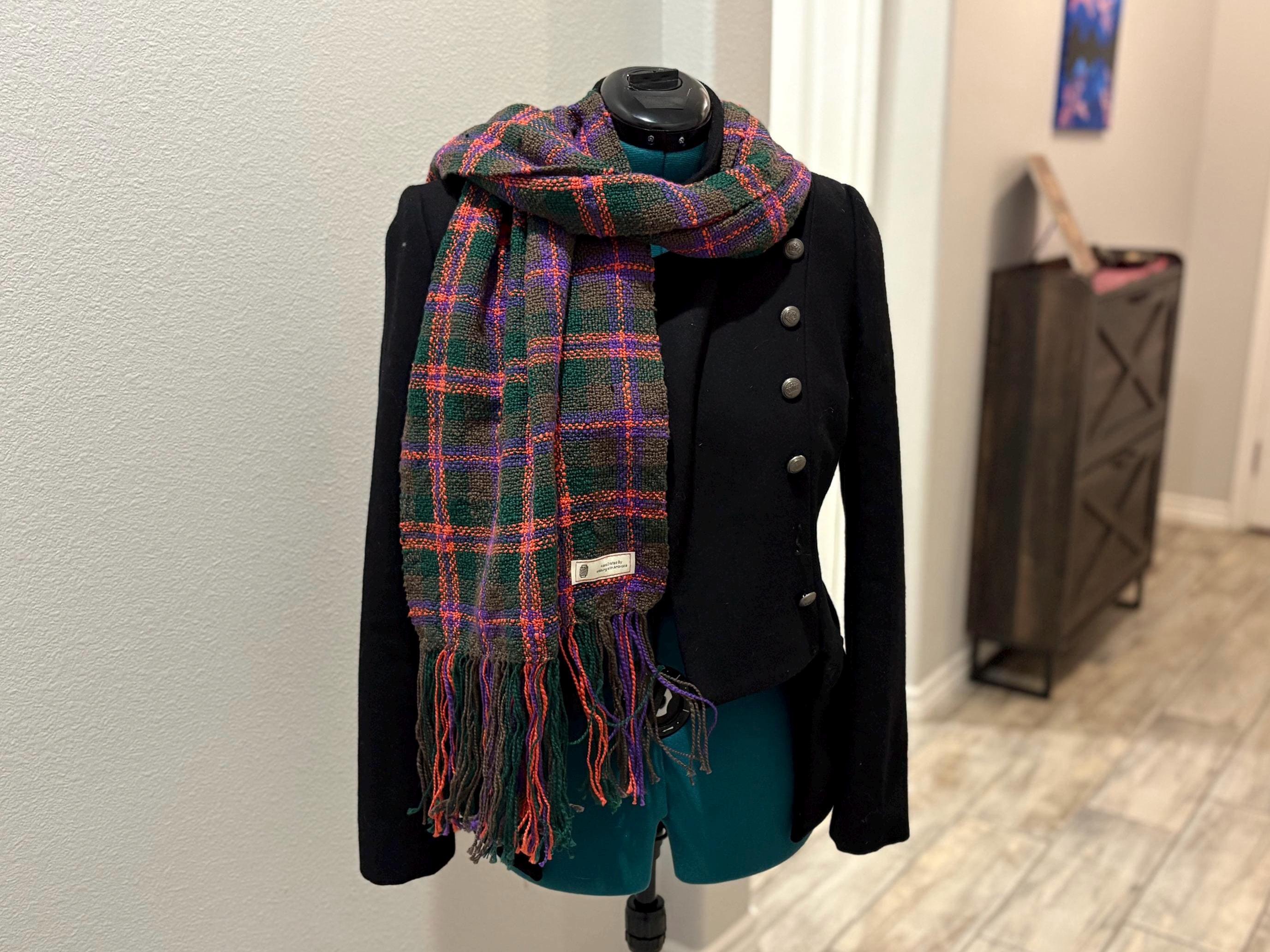 Wrap Scarf Plaid Fall Halloween