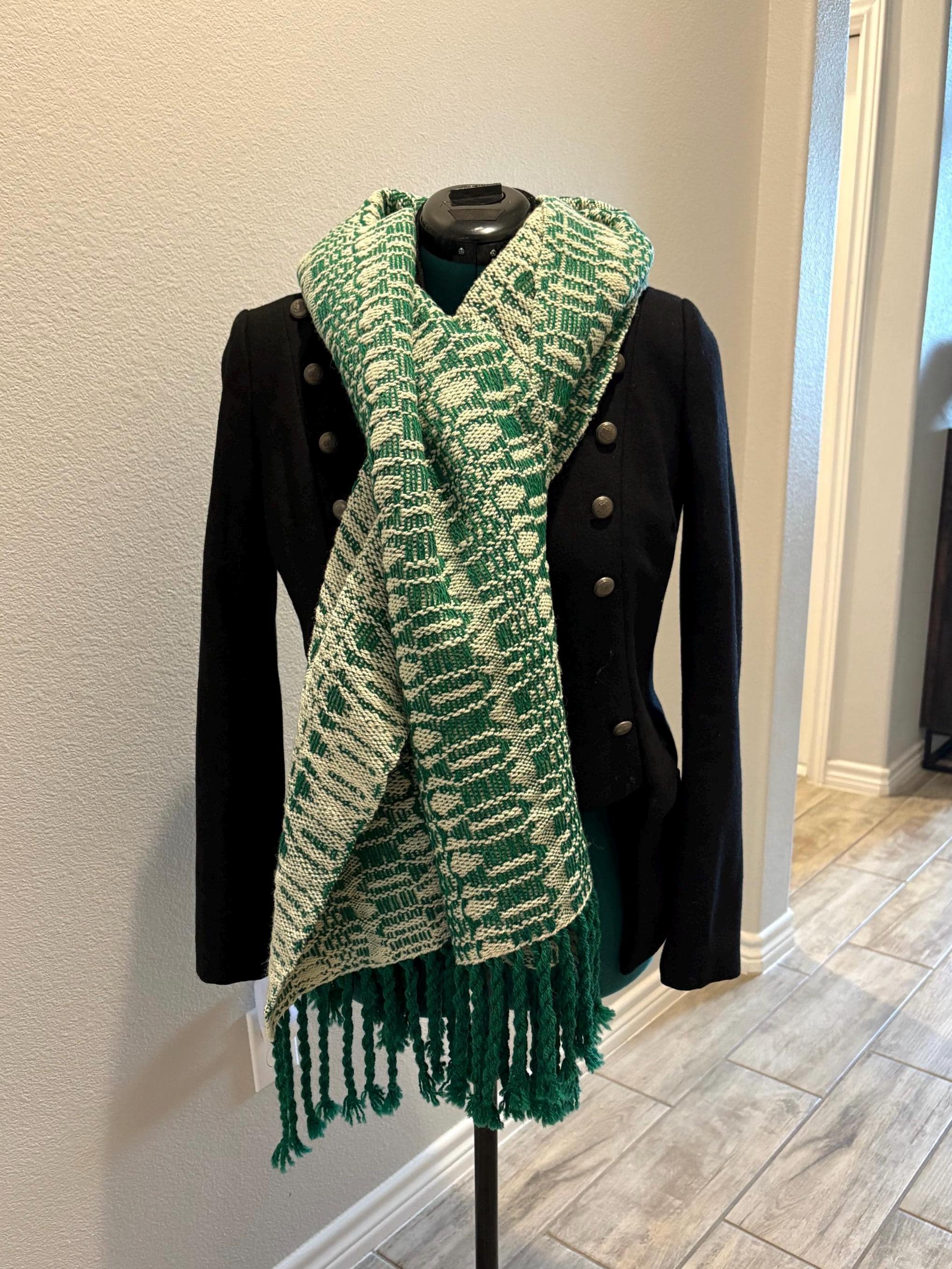 Wool Shawl Winter Forest.
