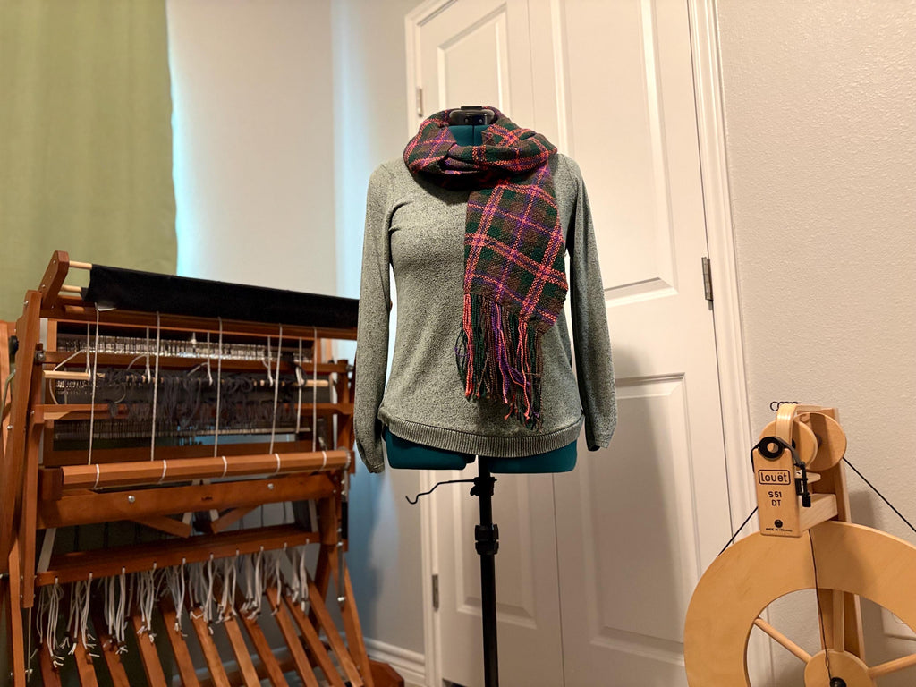 Wrap Scarf Plaid Fall Halloween