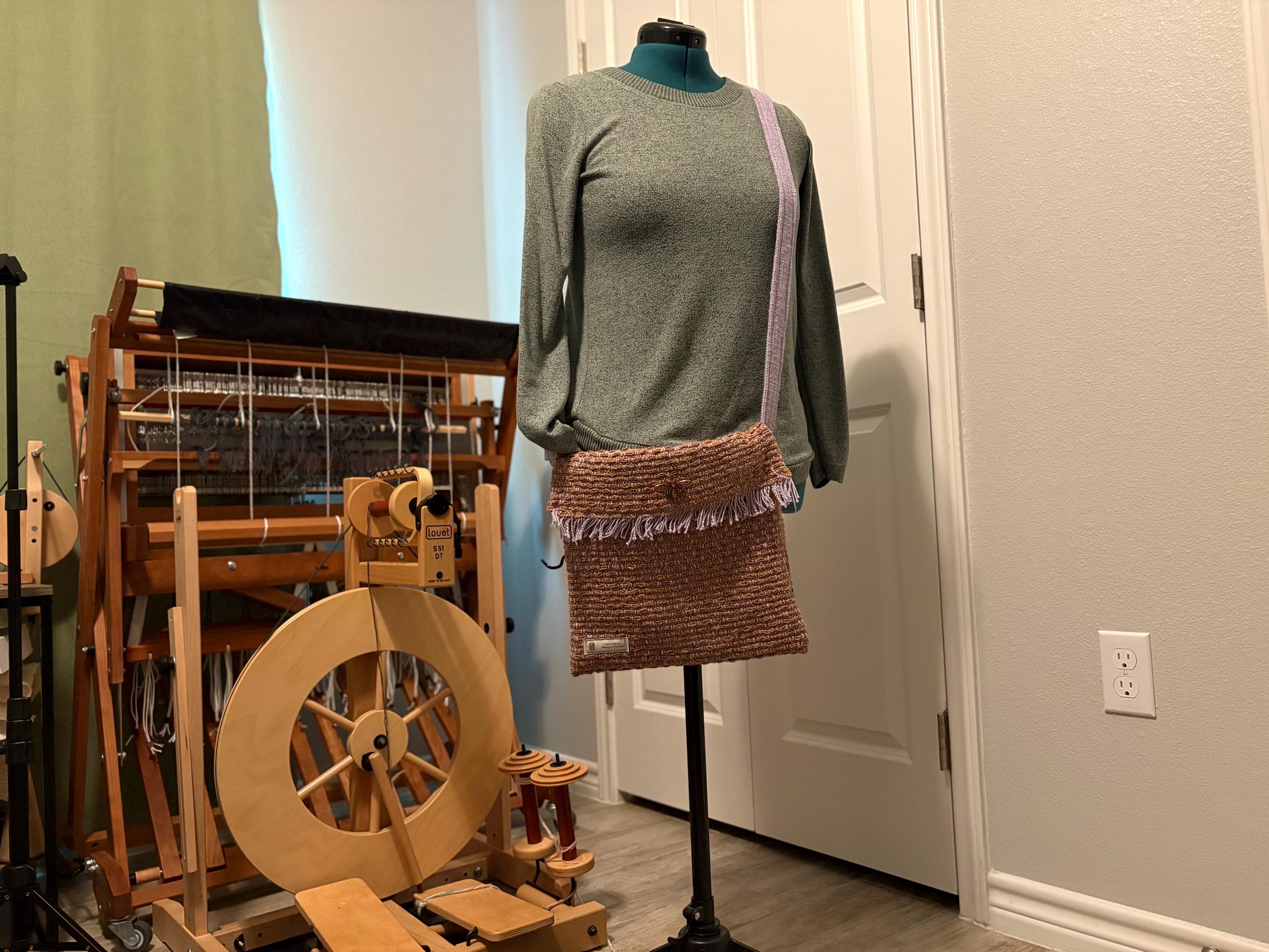 Honeycomb Purse Rustic Crossbody